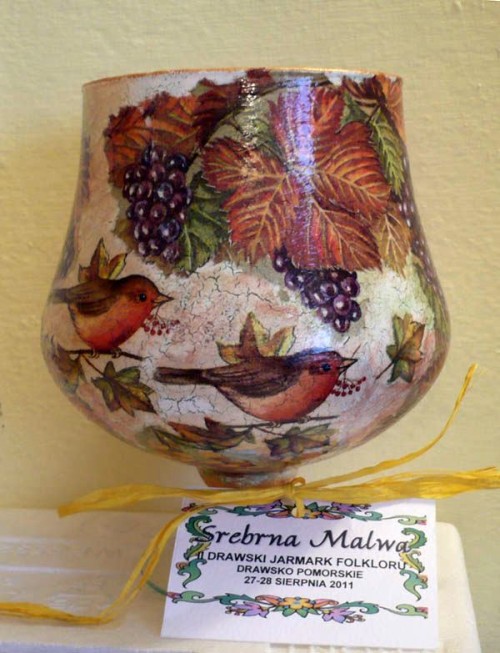Ciekawą formę przybrała malwa