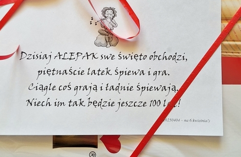 piosenka dla zespołu Alepak