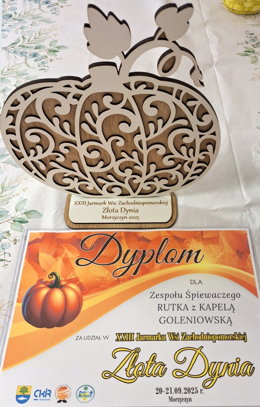 symbol jarmarku - ZŁOTA DYNIA