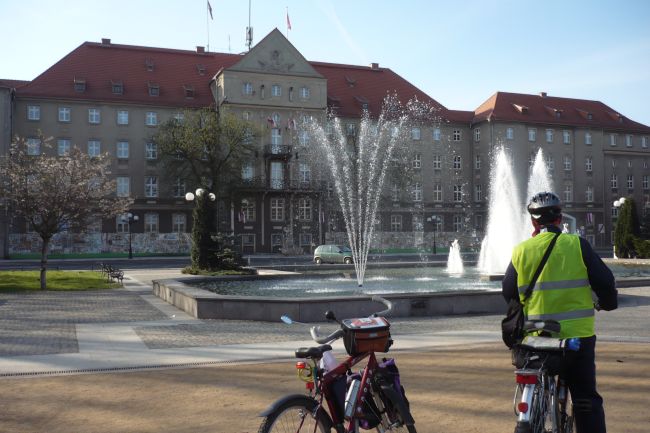 Jasne Błonia od fontanny